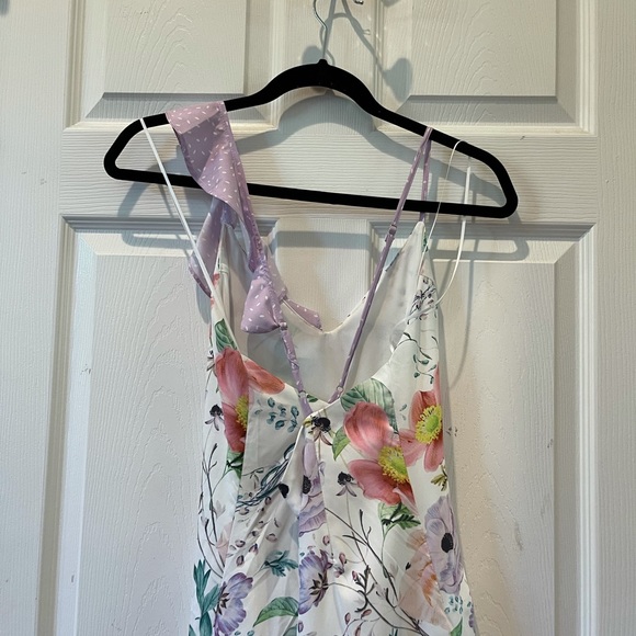 BLOGGERS FAVORITE Urban Outfitters Floral Ruffle Detail Flowy Dress - Picture 7 of 8